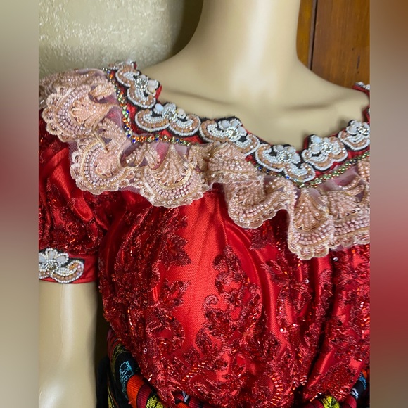 Trajes típicos de Guatemala Corte de 8 varas corte fino - Picture 4 of 9